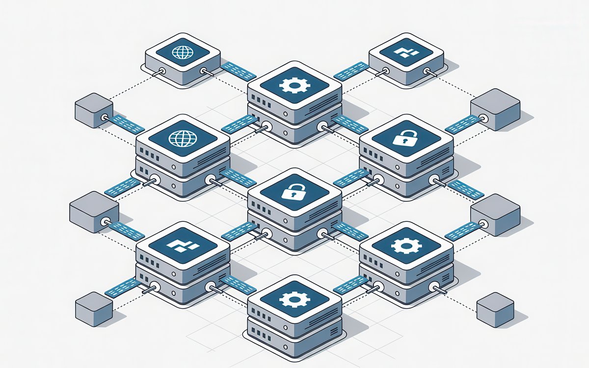 System architecture diagram showing game servers, reward engine, staking contracts, and wallet interfaces